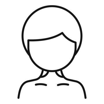 recommend clip art: Woman tonsillitis icon outline vector. Mouth anatomy