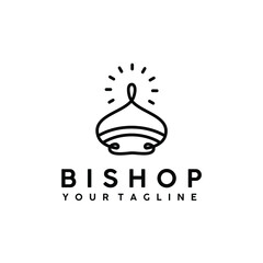 bishop intelligence symbol logo design