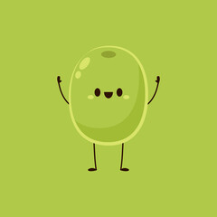 Olive vector. Olive character design. wallpaper.