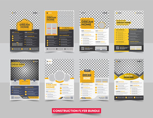 Construction Flyer Design Bundle