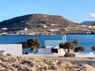 Apollonia, village à Milos, Cyclades