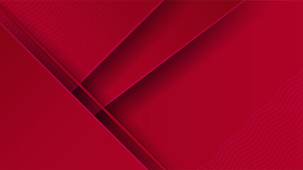 Paper layer red Colorful abstract Design Banner