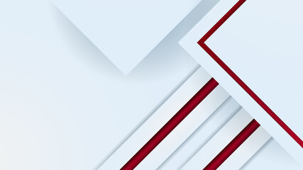 Modern Light white red Colorful abstract Design Banner