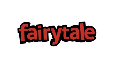 FAIRYTALE lettering vector design