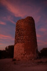Romeral tower in Baza, Granada. - obrazy, fototapety, plakaty