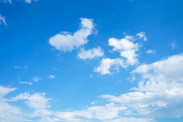 Naklejka na ściany i meble Blue sky with clouds can be use as background 