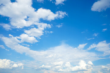 Blue sky with clouds can be use as background 