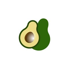 avocado icon design vector templates