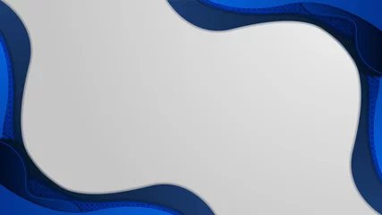 Gordijnen Modern wave Light Blue Colorful abstract Design Banner © SyahCreation