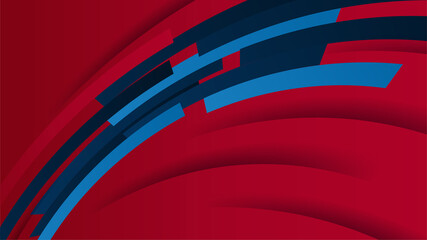 Obraz na płótnie Canvas Technology red Blue Colorful abstract Design Banner