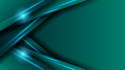 Technology shiny green Colorful abstract Design Banner