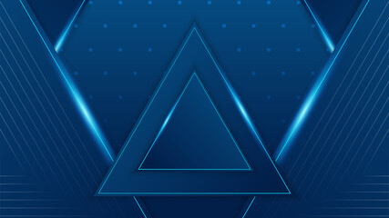 Obraz premium triangle Light Blue Colorful abstract Design Banner
