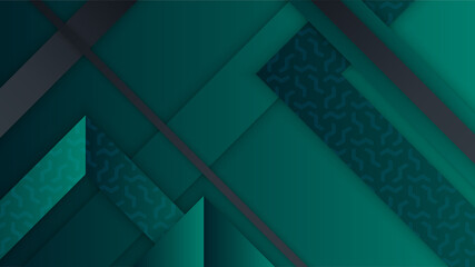 Obraz premium Modern line green Colorful abstract Design Banner