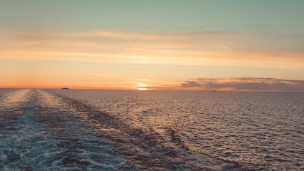 Fototapeta premium sunset on the beach