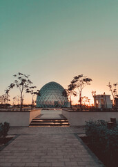 Naklejka premium dome of the world