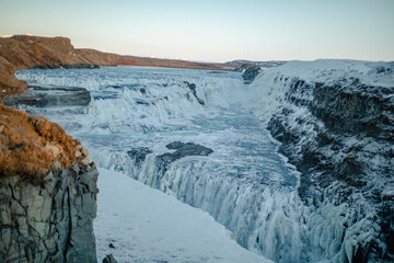 Gullfoss, waterfall, iceland