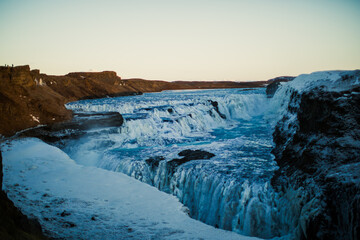 Gullfoss, waterfall, iceland