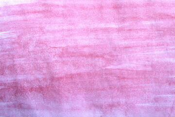 Blurred texture of watercolor paint painted on white paper.