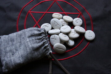 Runes and pouch