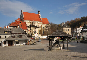 Market square in Kazimierz Dolny. Poland