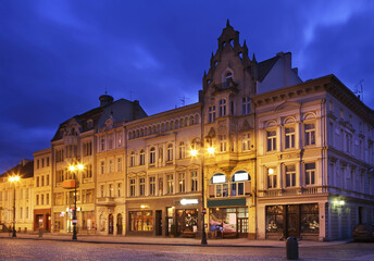 Fototapeta na wymiar Marketplace in Bydgoszcz. Poland
