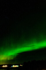 Fototapeta na wymiar Northern lights, aurora