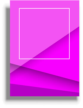 Presentation cover template, purple vector background