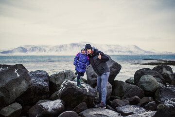 Iceland, Reykjavik, coast