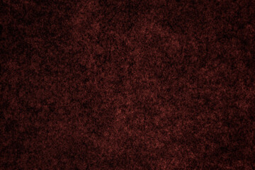 Dark reddish woven fabric texture close up macro view for background