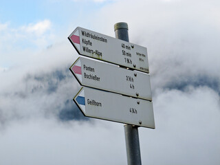 Gaishorn, Weg, Gipfel, Tour, Wanderung, Alpen, Allgäu, Bayern, 