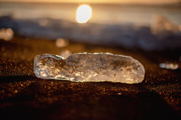 Iceland, black beach