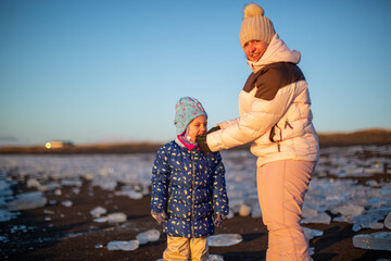 Iceland, black beach