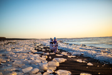 Iceland, black beach
