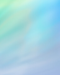 A weightless translucent composition of iridescent pastel shades 