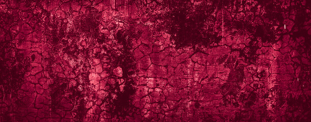 red grungy abstract cement concrete wall texture background