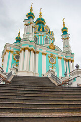 St. Andrew's orthodoxical church in Kiev, Ukraine