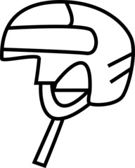 Ski resort icon . Outline ski resort vector icons for web design isolated on white background