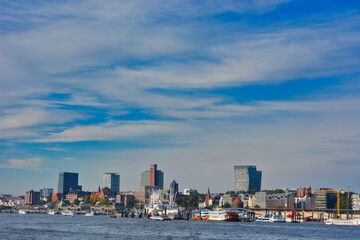 Obraz premium Der Hafen in Hamburg