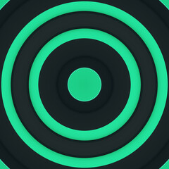 Abstract background with clear circles