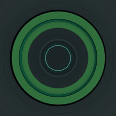 Abstract background with clear circles