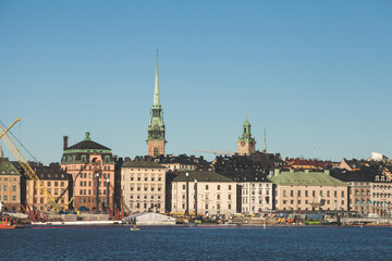 Naklejka premium Stockholm is the capital of Sweden.
