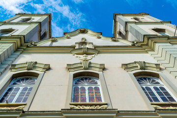 Obraz premium Exterior Architecture of the 'Nossa Senhora do Rosario de Fatima' in Sao Paulo, Brazil
