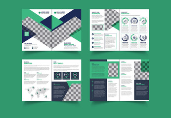 corporate business brochure layout design