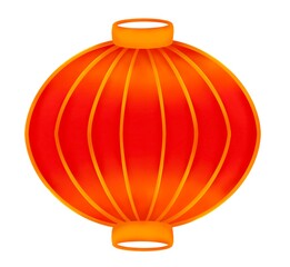 Red and gold Chinese lantern