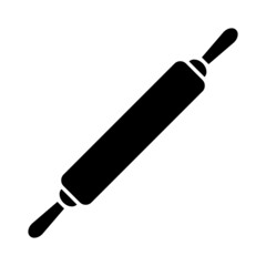 Rolling pin icon vector. Rolling pin icon for web design. Roll out the dough.