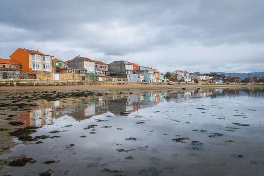 beautiful view of cambados fishing town, pontevedra, Spain