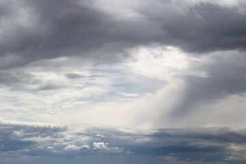 Fototapeta na wymiar stormy clouds in the dramatic sky