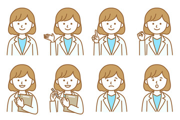 女性 人物 医療 白衣 病院