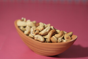 Fresh natural cashew fruit