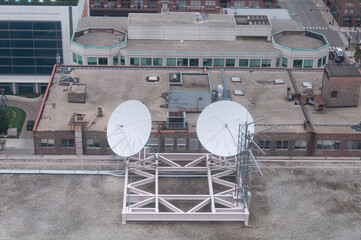 rooftop satellite dishes chicago illnois